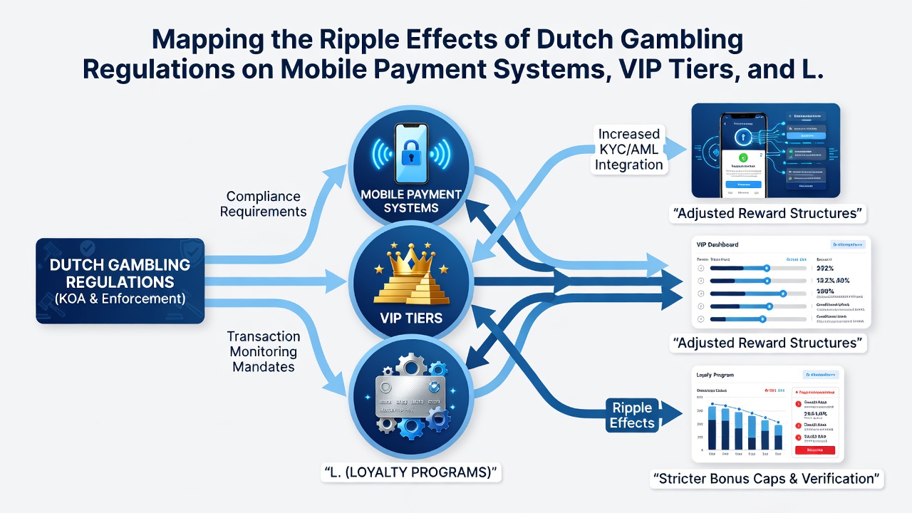 Illustratie van live dealer interfaces en mobiele betalingen onder Nederlandse regelgeving
